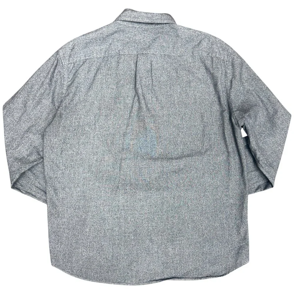 EUC Men's J. CREW Slim Jaspe Button-Down Shirt Navy |‎ Size XL
